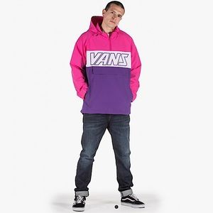 VANS ~ RETRO SPORT ANORAK
JACKET FUCHSIA NEW W/Tags